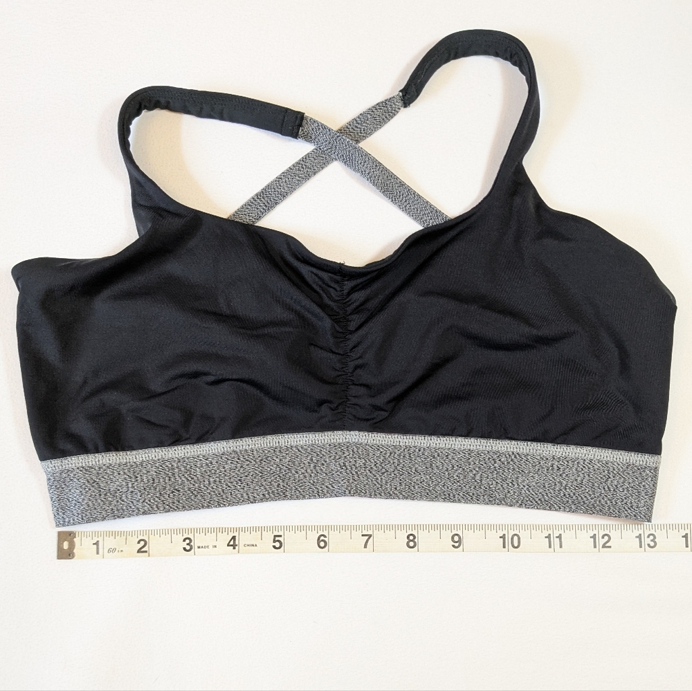 HANDFUL Medium Convertible Now And Zen Bra Black Sports Bra